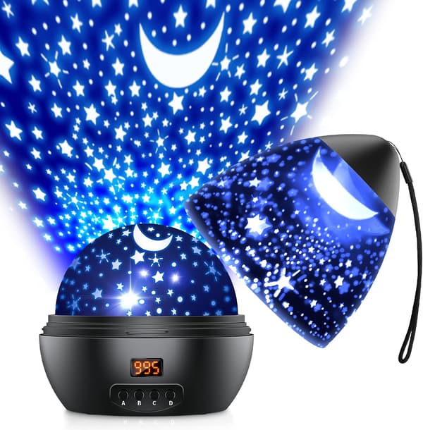 360° Rotation Projector Starry Sky 8 Bright Modes Projection Starry Night L