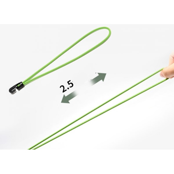 25 presenningspännare med miniplasthakloop 26cm