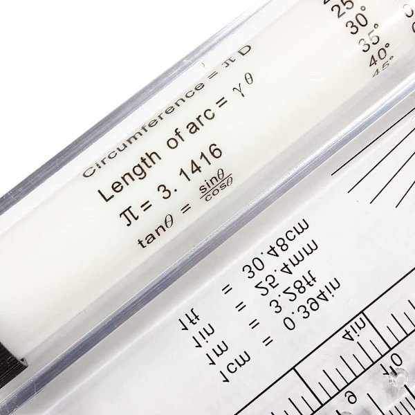 Parallel Drafting Ruler Rolling Ruler med Protractor Plastlinjal Drafting Tool for Engineer