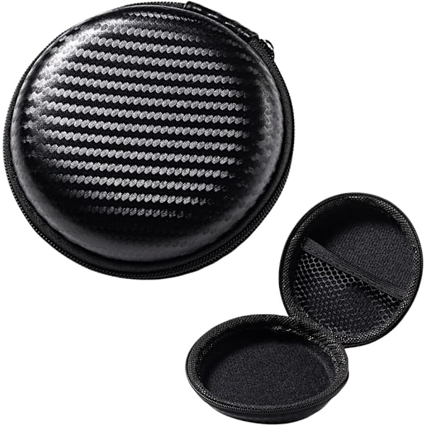 2 st Hörlursfodral Hård Skyddande Omslag, Universal In-Ear Hörlursfodral, Hård Skyddande Påse Öronproppar, Kabel - Multifunktionell Bärväska