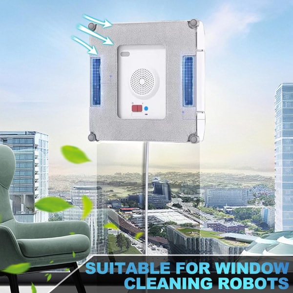 Set med 6 rengöringsdukar till Ecovacs Winbot: Återanvändbara och tvättbara rengöringsdukar