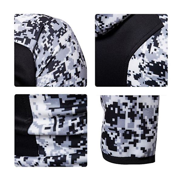Sports Running Fitness Camouflage Print Herrehette, 2XL