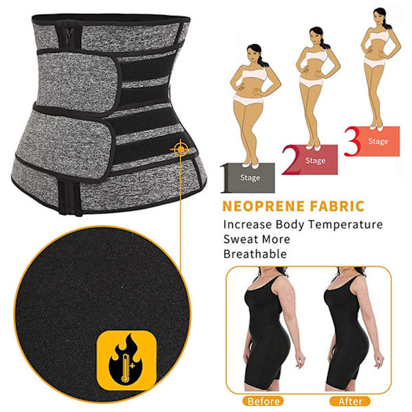 Korsetter Talje Bælte Træner Slank Cincher Body Shapers Postpartum Mave B