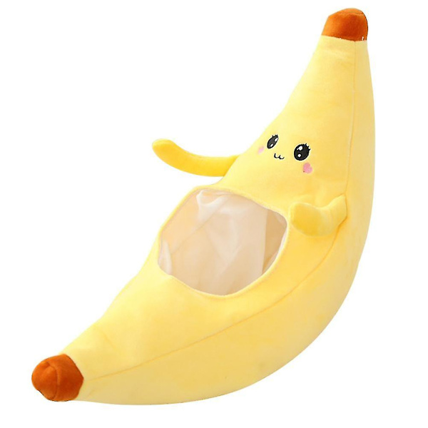 Hat Party Banan Plys Kostume Sjovt Nyhed Frugt Cosplay Hatte Hovedbeklædning Cap Børn Crazy Day Hovedbeklædning Udklædning Tropisk Rollespil