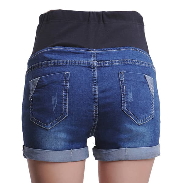 Kvinners graviditetslounge shorts, lette, elastiske, komfortable yogapyjamasshorts