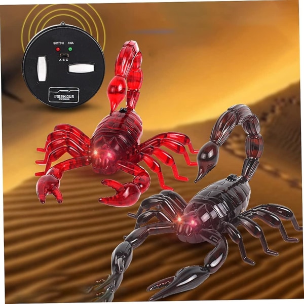 1 sett kunstig dyr skorpion barn leketøy robot falsk fjernkontroll