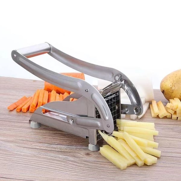 Kartoffelskræller i rustfrit stål til pommes frites, grøntsagssnitter, 1 stk.