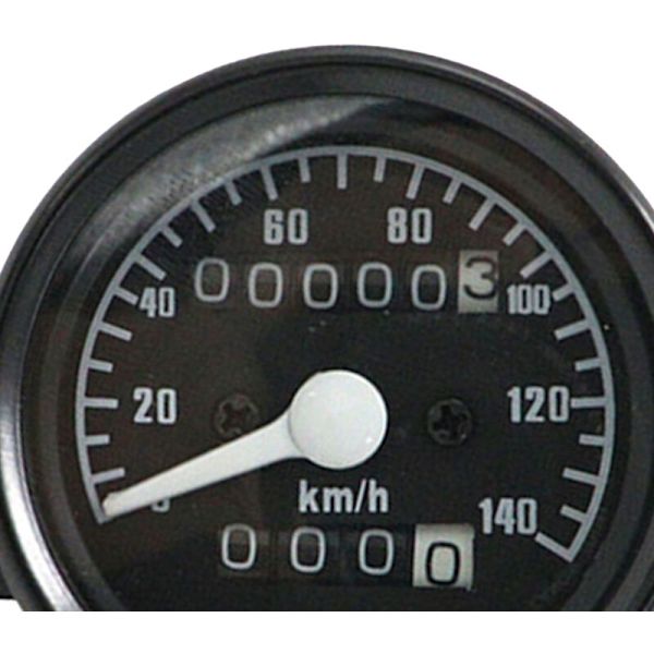 Universal 12V Motorcykel Speedometer 0-140KM/h Retro Odometer Modifikation