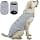 Vanntett vinterhundekåpe, vinterhundekåpe, ullfôret