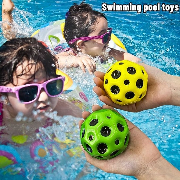 3 stk Space Balls Extreme High Bouncing Ball Tiktok Pop Bouncing