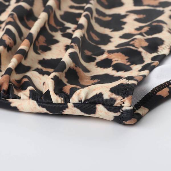 Dames Højtaljede Bandage Bikini Sæt Wrap Todelt Push Up Badetøj XL
