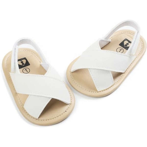 Baby Boys Girls Sommer Strand Sandaler Hvit