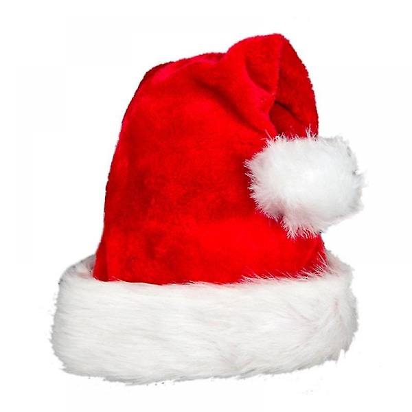 Julehatt for voksne, unisex, ekstra tykk, klassisk pels, nyttår