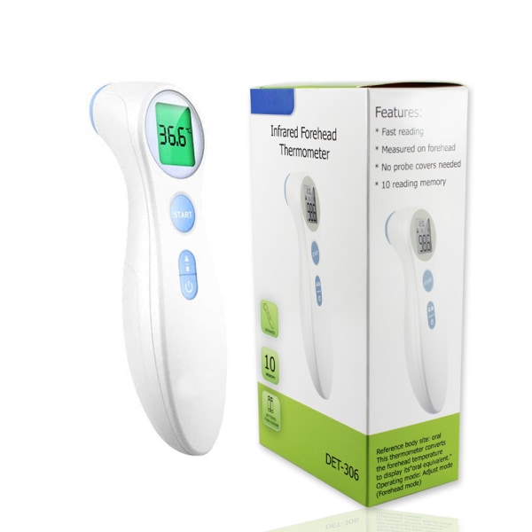 Panntermometer för vuxna och barn, Digital infraröd termometer för