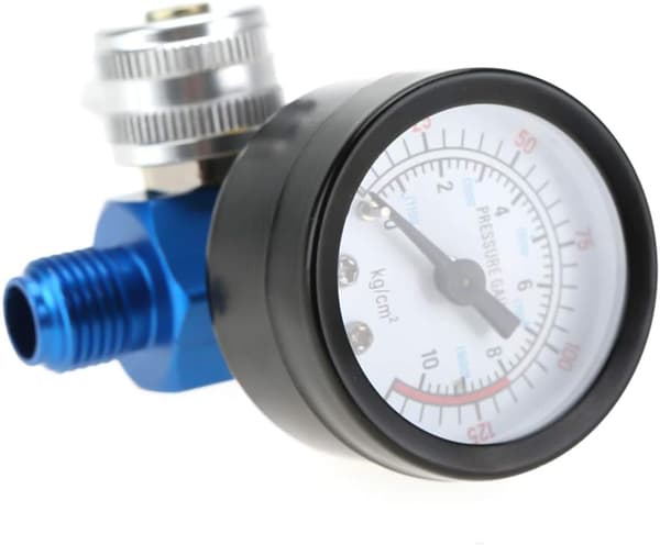 Kompressorregulator, lufttrykkregulator regulator 1/4” malingssprøytepistol