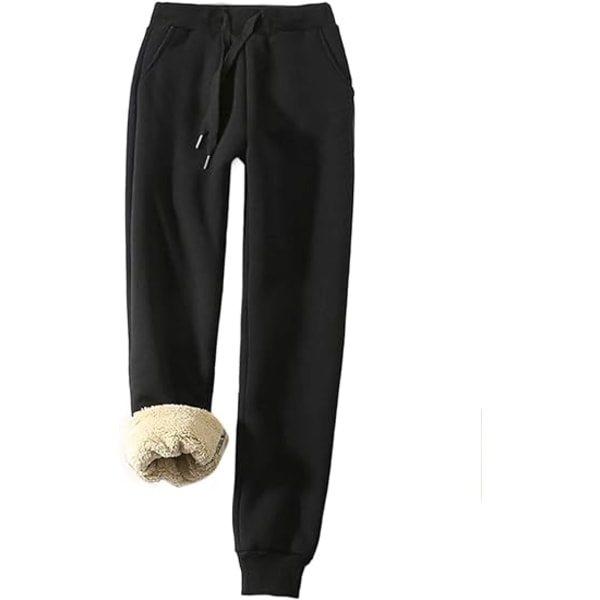 Dam Fleece Joggingbyxor med Sherpafoder