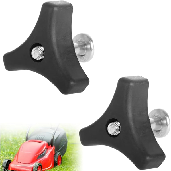 Reservedeler for gressklipper, universell gressklipperhåndtak, 2 stk gressklipperhåndtak, trekantformet gressklipperhåndtak, verktøy for gressklippermaskin