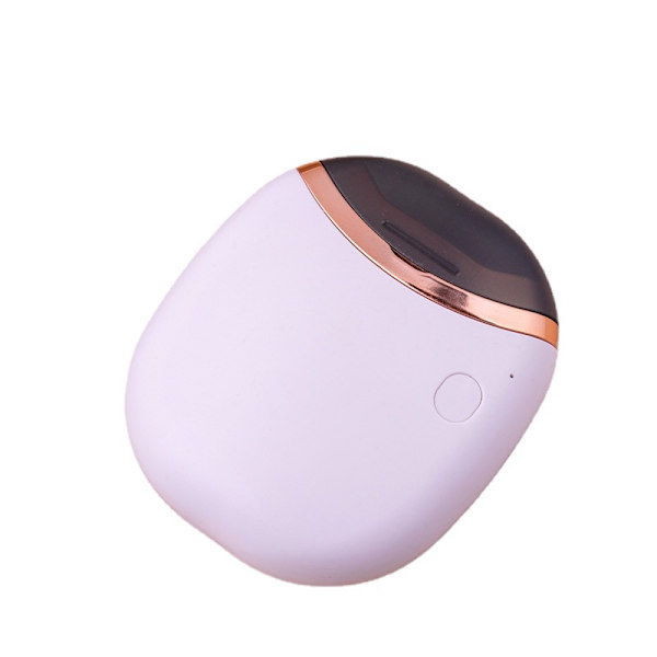 Elektrisk nagelklippare, USB-laddningsbar, bärbar nagelfil, vit