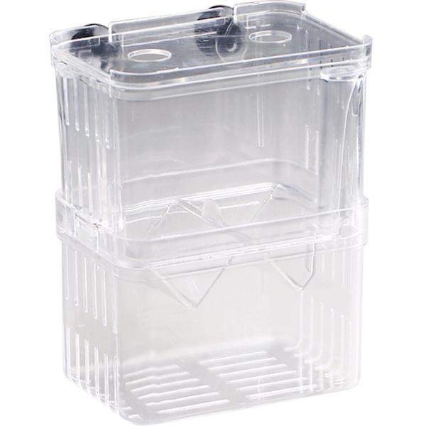 Akryl Akvarium Avel Isolering Box Akvarium Kläckeri Inkubator Hållare