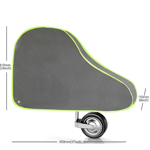 Tilhengerfestetrekk, Beskyttende Trekk for Campingvogner og Tilhengere Universal Hitch Towing Cover Cover for Caravan Trailer Hitch Head - Grå