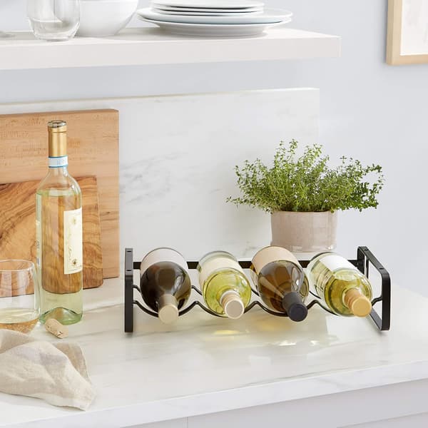 Stablet bordplade flaskeholder