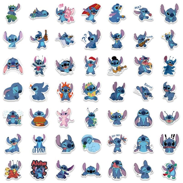 100 st Stitch Stickers för vattenflaskor