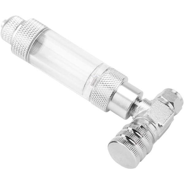 Akvarie CO2-kontrolventil i rustfrit stål Akvariesystem CO2-regulator Aq