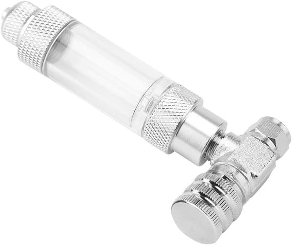 Akvarium CO2-kontrollventil i rustfritt stål Akvariesystem CO2-regulator Aq