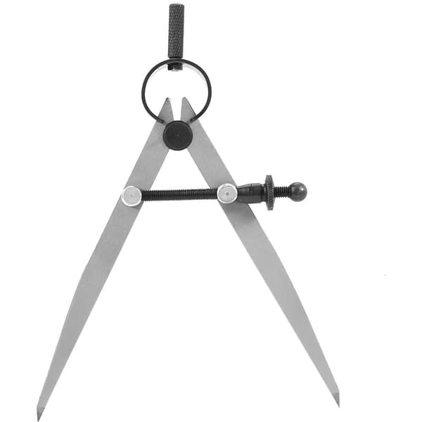 100mm Læder Divider Rotary Spring Scratch Læderhåndværk Kompas DIY Syning