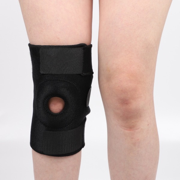 Andningsbara varma knäskydd Unisex elastiska flexibla mjuka knäskydd