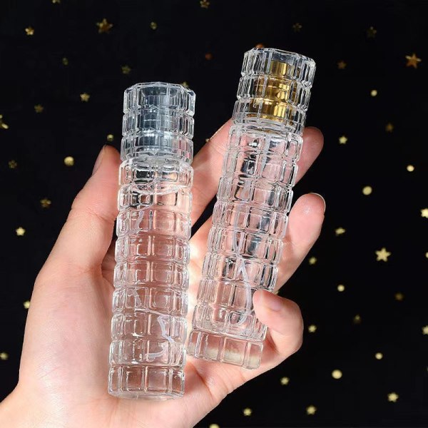 2ST 30ML parfymflaskor Påfyllningsbar kristall transparent behållare