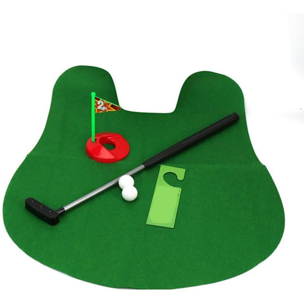 Golfspel, badrum mini toalett golfset