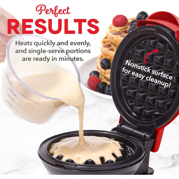 Mini Maker for Single Waffles, Hash Brown, KETA Chaffles Easy Clean, Non-St