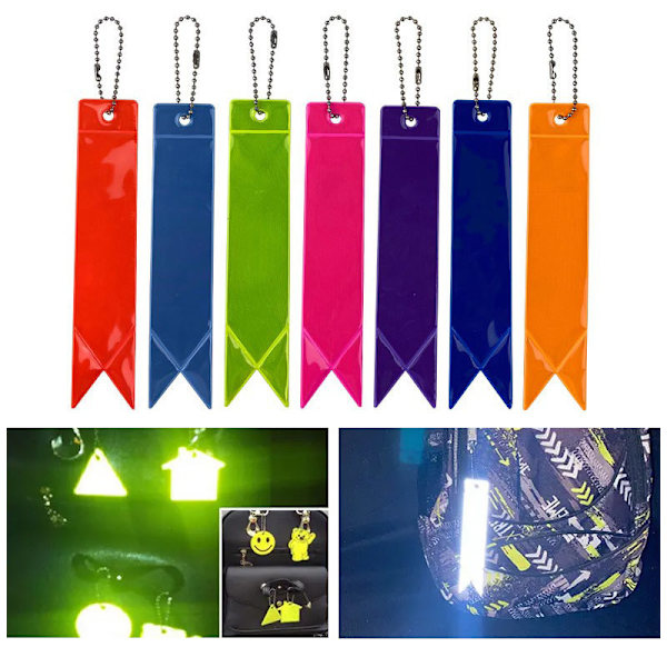 10-pack säkerhetsreflekterande hängen - reflexer för barn