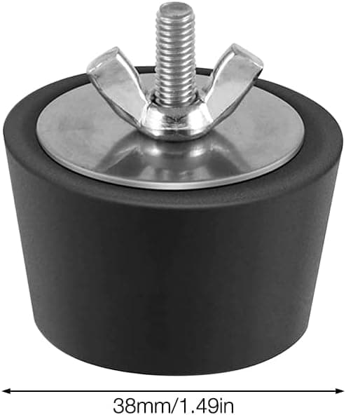 Vinterpropper pool gummiplugger, 2 stk. vinterpropper pool 38mm, rustfrit stål