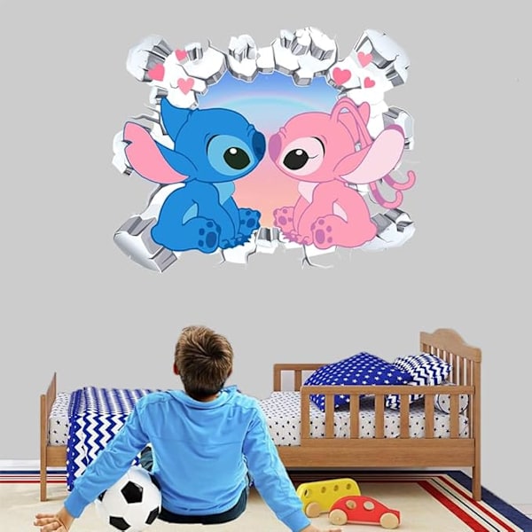 Sarjakuva seinätarra koriste seinätarra lapset seinätarra 3D seinäkoristeet makuuhuone olohuone kodin sisustus lastenhuone laattatarrat 40 * 50CM