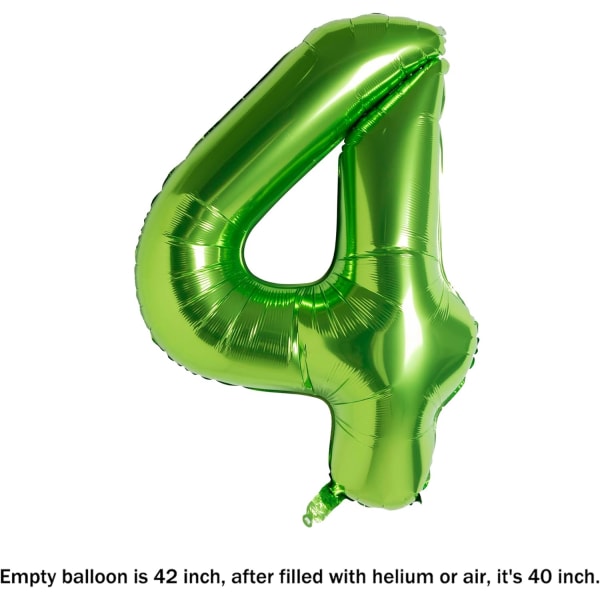 40 Inch Large Green Number 10 Pack Ballon Helium Folie Mylar Big Number Bal