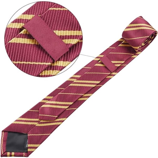 Cosplay slips för halloween födelsedagsfest Kostymtillbehör Burgundy slips,