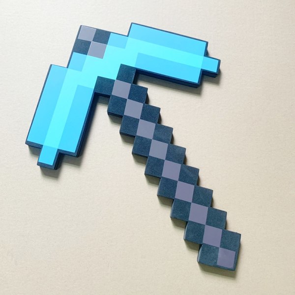Minecraft perifert legetøj, spil, lille blå hakke 30cm
