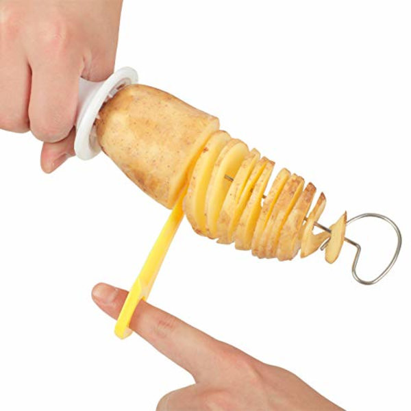 2-pack - Köksprodukter Whirlwind Potatisskärare Multifunktionell Handkrull