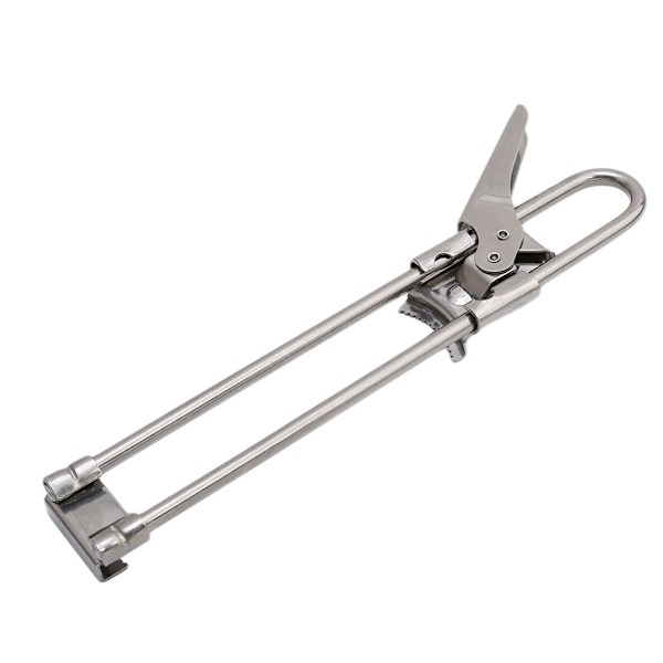 Krukkeåpner, rustfritt stål krukkeåpner, åpne bokser stille, for eldre A