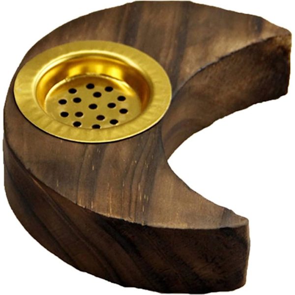 Træmåneformet røgelsesbrænder Ornament Ornament Ramadan Crescent Røgelse