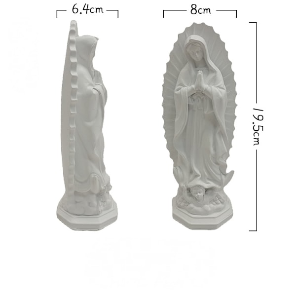 Katolsk gave Resin Religiøs Bøn Jomfru Maria Statue Den Velsignede Mor av Ubesmittet Begrep Katolsk Skulptur