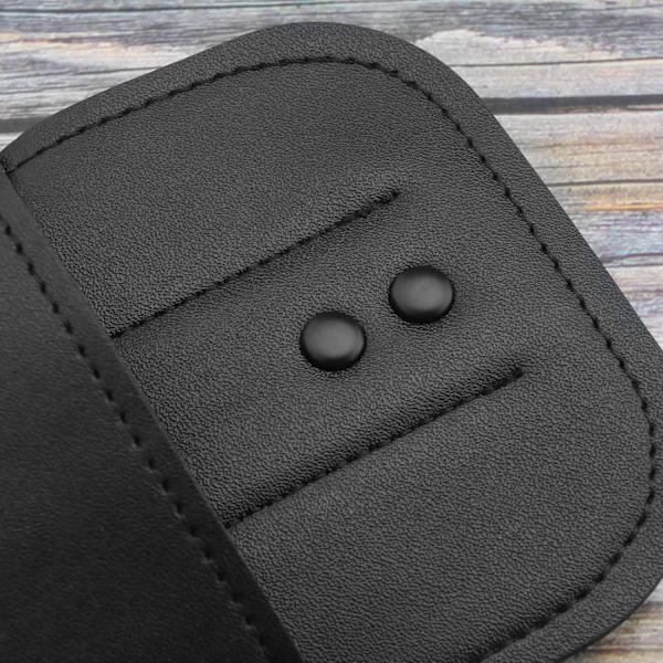 2-pack Trädgårdssaxskydd, Skyddande Fodral i PU-Läder, Holster för Trädgårdssax, Tång, Saxar, Svart