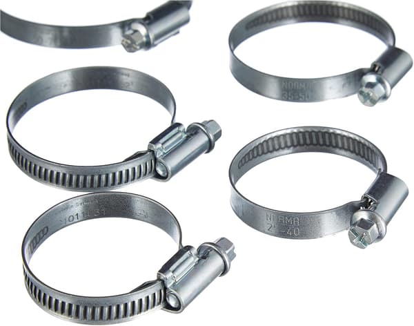 6 cirkelklemmer, diameter 25-70 mm