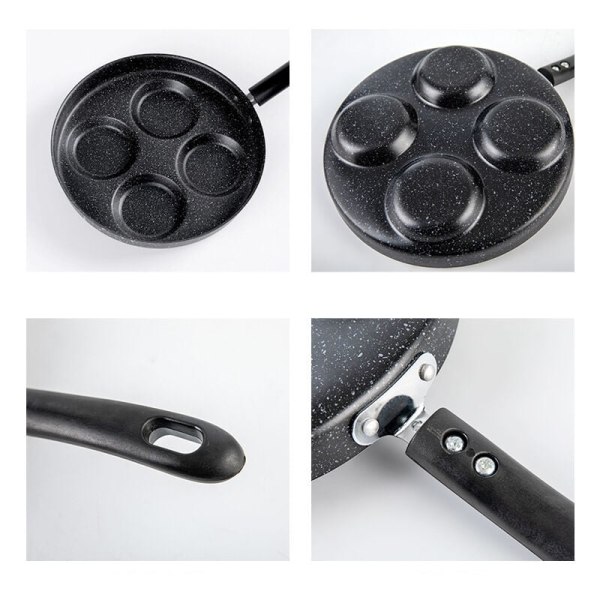 Fircup æg pande, Maifan sten non-stick pande, multi-funktion æg pande, compa