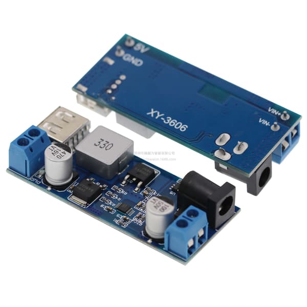 DC 12V 24V - DC 5V 5A Buck-muunninmoduuli, 9-36V Step Down - USB 5V Tra
