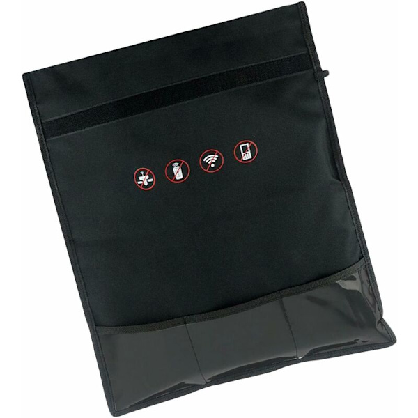 Signal Blocking Bag - Faraday Pouch för Signal Blocking Device - Faraday Cage Protection för Laptop, Tablet, Car Keys, Large Faraday Bag för Car