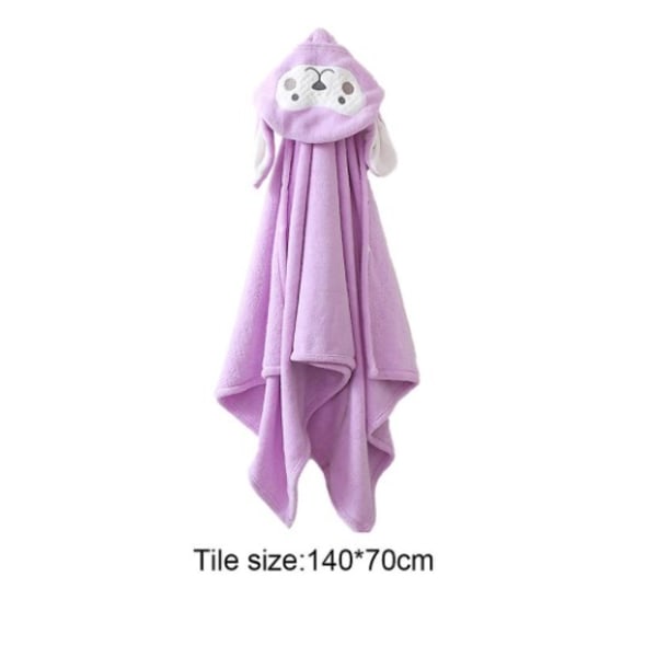 Children's bath towel with hooded cloak and soft texture is very suitable f