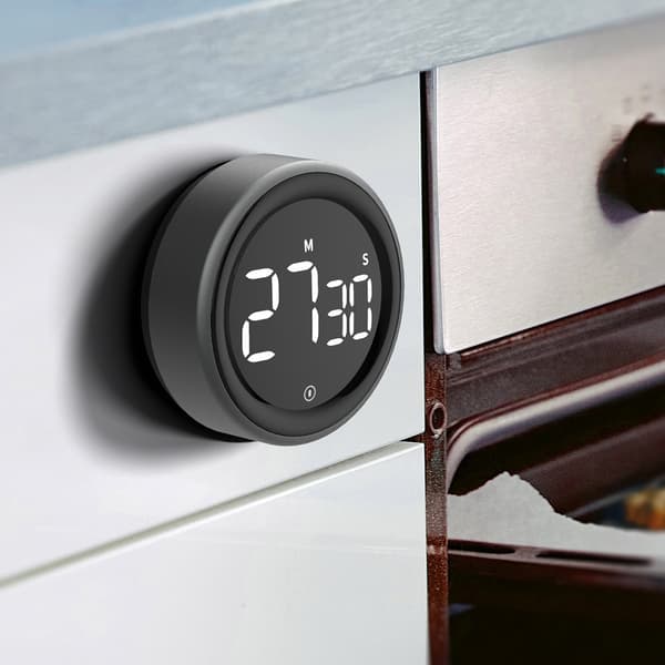 Køkken Timer Digital Timer med Stopur Funktion og Nedtællingsdisplay S